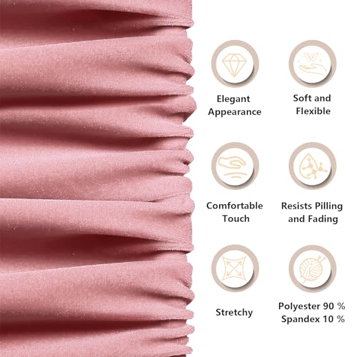 KKJIAF 1 Yard Dusty Rose Stretch Velvet Fabric 60" Wide for DIY Crafts - color: Dusty Rose, size: 1 Yard