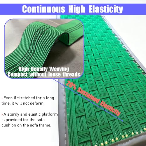 2in × 53ft Chair Webbing Replacement Kit - size: 16m/53ft