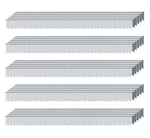 20 Guage Galvanized T/50 Staples with Teeth, 1/4":10000pcs - size: 1/4"---10000Pcs