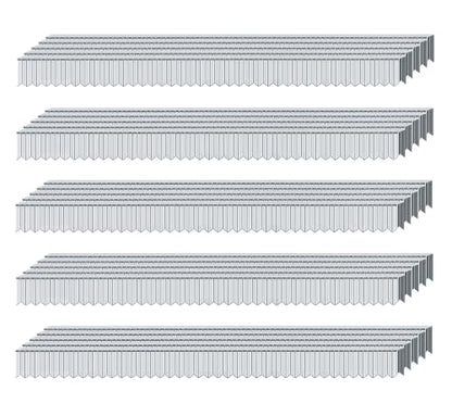 20 Guage Galvanized T/50 Staples with Teeth, 1/4":10000pcs - size: 1/4"---10000Pcs