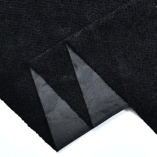 Surf turtle Black Short Pile Thick Upholstery Fabric, 60" Wide, 1 Yard - color: Black