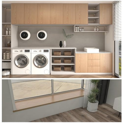 Wood Grain Contact Paper Peel and Stick Wallpaper Self Adhesive Wall Paper for Furniture Countertop Drawer Shelf Liner Cabinet Waterproof Easy to Clean 11.8" x196" - color: Teak, size: 11.8"W x 196"L