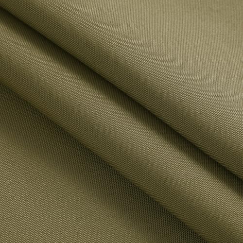 Waterproof Canvas Fabric by The Yard 1200D Upholstery Fabric 58x108in Khaki - color: Khaki, size: Pre Cut 3 Yard