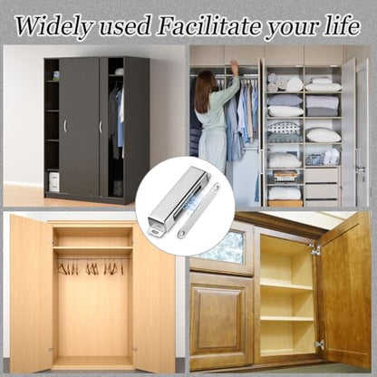 Yaocom 2 Pcs 150lb Stainless Steel Heavy Duty Magnets Door Catch,3.74 Inch - size: 3.74 inch