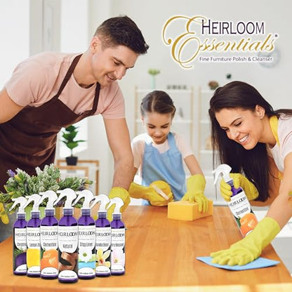 Heirloom Essentials Spotless Multisurface Cleaner Spray - Wood Cleaner Spray - Wood Furniture Cleaner & Glass Cleaner - Natural Window Cleaning Spray - Natural Wood Cleaner & Other Surfaces (128 oz) - size: 128 Fl Oz (Pack of 1)