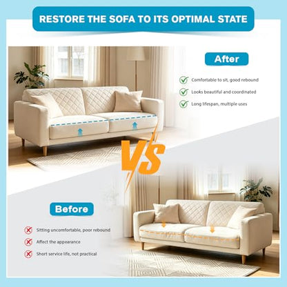 Upholstery Foam 24"x24" – 6“ Thick Couch Cushion Replacement, Cut to Size - size: 24''x24''x6''