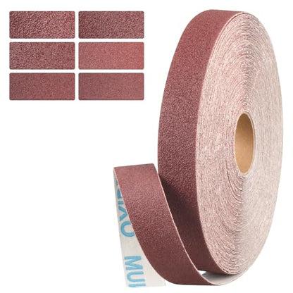 Emery Cloth Roll 80 Grit, 1 Inch x 33 Feet Heavy Duty Sandpaper - size: 10 meters, style: 80 Grit