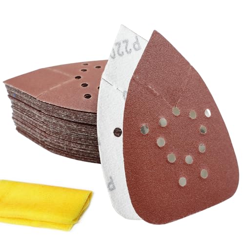 S&F STEAD & FAST Black and Decker Mouse Sander Pads 220 Grit 50 Pack - style: 220G-50P