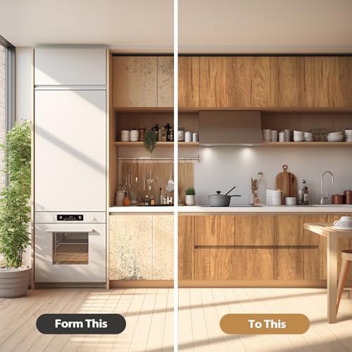 Abyssaly Wood Peel and Stick Wallpaper, Wood Grain Contact Paper for Cabinets and Drawers, Self Adhesive Waterproof Vinyl Wallpaper for Countertop Furniture Shelf Liner Wall 17.7in X 118in