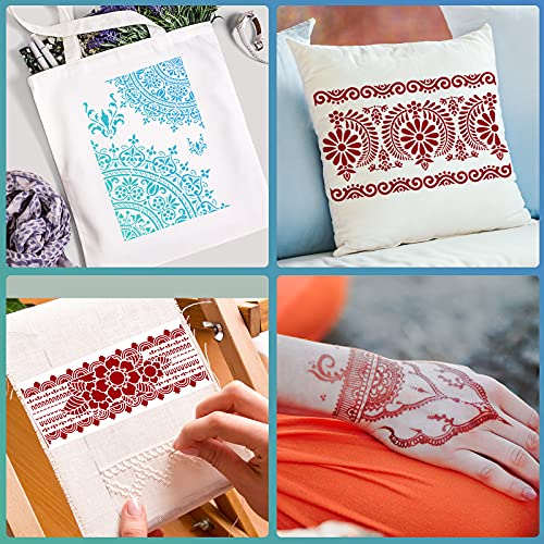 Outus 12 Pcs Mandala Stencils for Painting