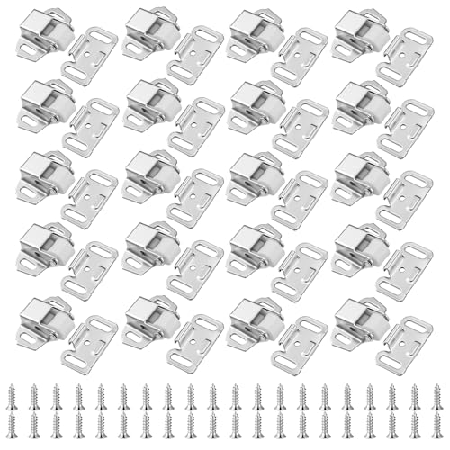 LEIFIDE 20 Pack Hardware Roller Wheel Cabinet Latches and Catches