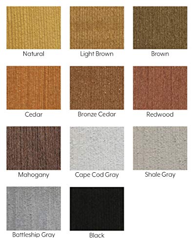 Seal-Once 4 oz Light Brown Semi-Transparent Wood Color Tint for Wood, Covers up to 125 sq. ft., 2" x 2" x 4" Bottle