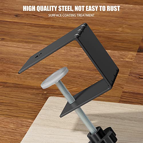 C-Clamps Heavy Duty, Universal C Clamp Cabinet Installation Clamps Cabinetry Cabinet Face Frame Clamps Woodworking Drill Hole Guide for Installing Frame of Cabinets (4 Packs), Black - style: 4 Packs