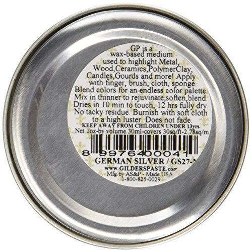 Baroque Art Gilders Paste 1 Ounces-German Silver