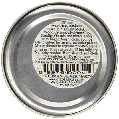 Baroque Art Gilders Paste 1 Ounces-German Silver