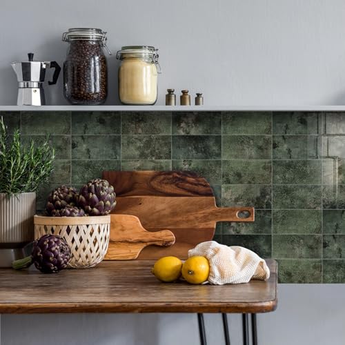 VICCI Peel and Stick Backsplash Tiles 64 Pack 8 * 4 Inch, Bathroom Kitchen Tiles, Self-Adhesive Waterproof Stickers - Home Renovation Must Have! - color: Sjm-257, size: 8x4IN*64PCS