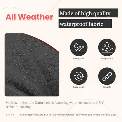 Wicker Chair Cushions 3 Piece Set, Waterproof Outdoor Cushion for Patio Furniture, Loveseat and U-Shaped Wicker Furniture Cushions, Black - color: Black