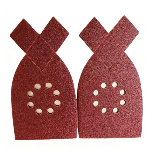 30pcs 100 Grit Sanding Pads Large Mouse Detail Sander Sandpaper 8 Holes Hook and Loop Mouse Sander Pads for Black and Decker KA220G KA230 Mega Mouse Cyclon Sandstorm Craftsman Sanding Sheets - style: 30pcs 100 Grit