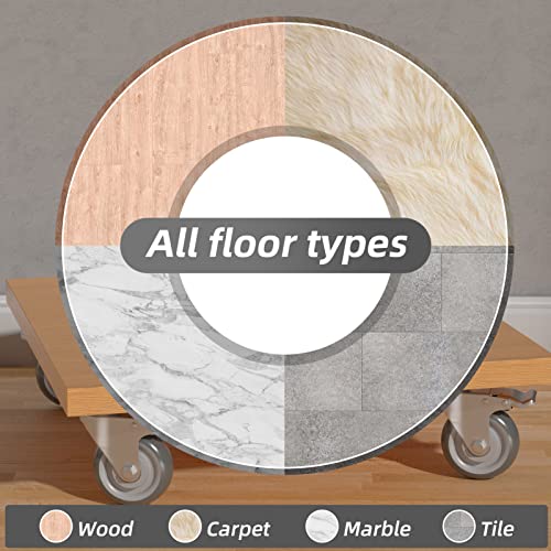 3" Swivel Plate Casters with Brake - Set of 4 - color: Grey, size: 3 inch
