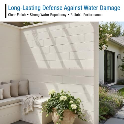 Rain Guard Paint Sealer Spray 16 oz | Ready to Use | Protects Painted Concrete, Wood, Stone | Silane/Siloxane Acrylic Waterproofer | UV Resistant | Fast Drying | Semi-Satin Finish - size: 16 oz