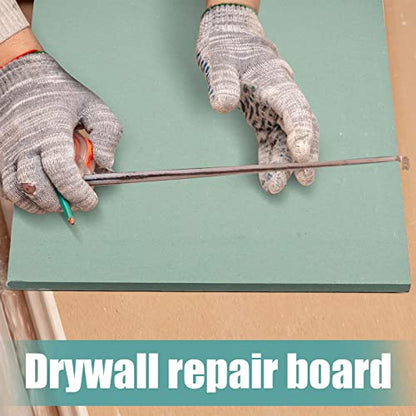 Amylove 1 Pcs 12 x 12 x 1/2 Inch Drywall Repair Panel for Mend Wall, Green - color: Green, size: 12 x 12 x 1/2 Inch
