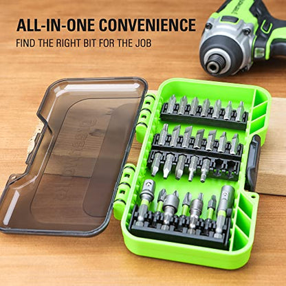 Greenworks 30 Piece Impact Rated Driving Set - size: Tool Only(30-Piece Accessories)