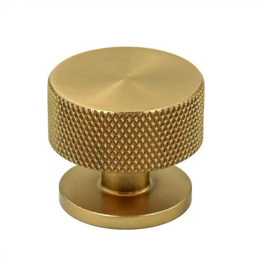 Alzassbg Vibrant Brushed Moderne Brass Cabinet Knobs 10 Pack, AL6023BMB - color: Vibrant Brushed Moderne Brass, size: 10 Pack