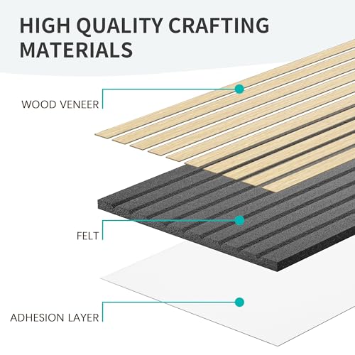 3D Wall Panels - color: Oak