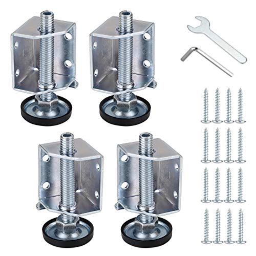 OwnMy Heavy Duty Adjustable Leveling Feet Corner Protector Guard Brackets