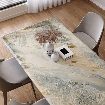 VaryPaper 15.7''x78.7'' Luxury Beige Liquid Marble Contact Paper for Countertops Waterproof Matte Marble Wallpaper Peel and Stick Countertop Vinyl Wrap Removable Granite Wallpaper for Kitchen Bedroom - size: 15.7" x 78.7"