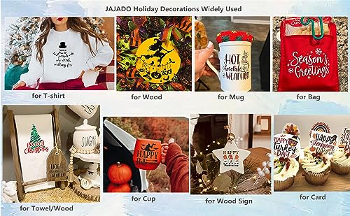 JAJADO Chalk Paste Paint for Christmas Stencils Set 20 Pcs, Winter Silk Screen Reusable Adhesive Print Xmas Mesh Transfers for Craft on Wood DIY T-Shirt Gift Card - color: Christmas Paint Set