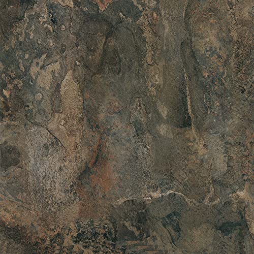 Nexus Self Adhesive 12-Inch Vinyl Floor Tiles, 20 Tiles, 12 x 12 in - color: Dark Slate Marble, style: Marble look