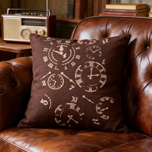 TIAMECH A4 Reusable Vintage Clock Dial Stencil for Painting - style: Clock Dial