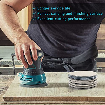LotFancy 6 Inch Sanding Disc, 60PCS, 60 to 7000 Grit, Silicon Carbide - style: 60PCS Discs