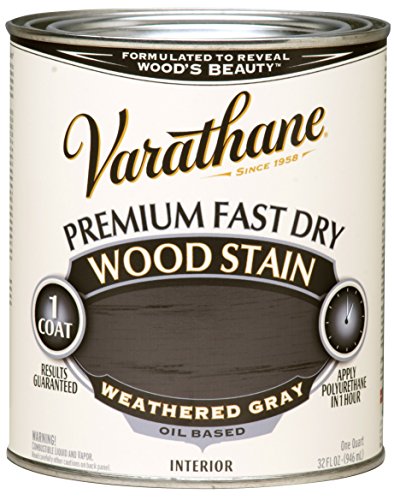 Varathane Premium Fast Dry Weathered Gray Wood Stain - color: Weathered Gray