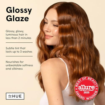 dpHUE Glossy Glaze, Copper - In-Shower Liquid Hair Gloss for Luminous Shine & Sheer Color - Paraben, SLS & SLES Sulfate Free - Leaping Bunny Certified - color: Copper