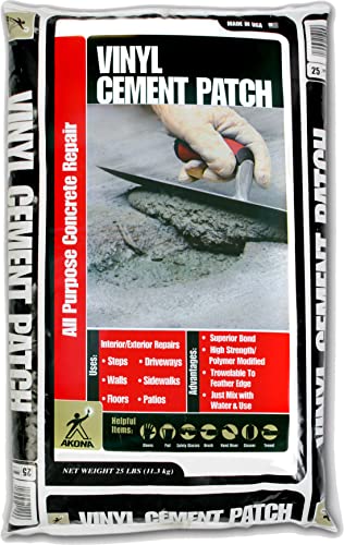 Akona Vinyl Cement Patch, 25 Pounds - size: 25 Pound