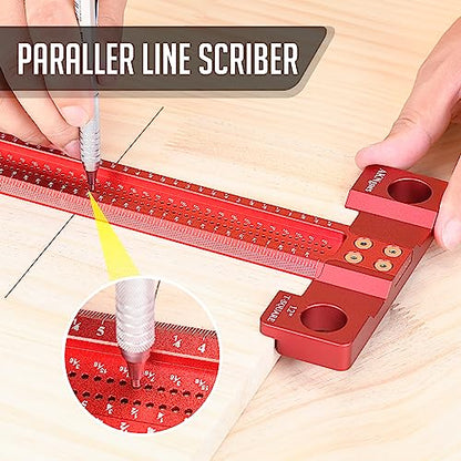 Precision Woodworking T Square 24inch, Reference Square for Layout & Setup - style: 24 inch