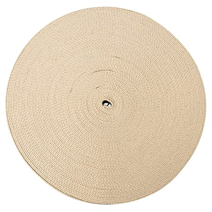 Cotton Strapping for Use As Soft Tie Down Strapping for Cotton Webbing Straps - 2 Inch Wide by 100 Foot Long Roll, Case of 12 Rolls - size: 2 inches x 1200 inches