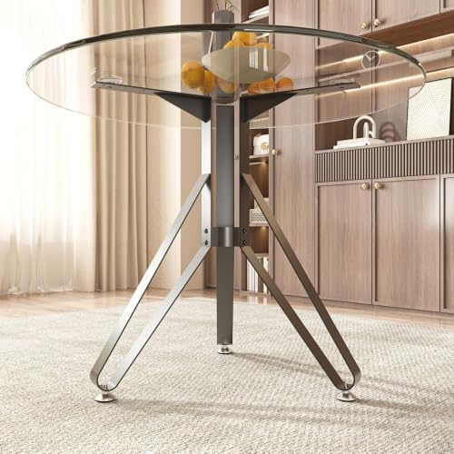 Metal Table Base with Suction Cups - color: Pitch Black