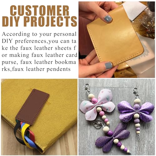 16 Pieces 8x6 Inch New Contrast Colors Blue Green Series Faux Leather Fabric Sheets Include Litchi Fine Chunky Glitter Panda Mermaid Scale Snake Texture Patent for Leather Earring Bows Making - color: Blue Green Series