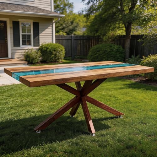 FUSHIAIPTC 28 Inch Dining Table Base, Heavy Duty Table Legs 1000 LBS Load Capacity, Modern Metal Desk Legs for Round & Oval Tops, Fits Glass Marble Wood Walnut Color - color: 28” Walnut