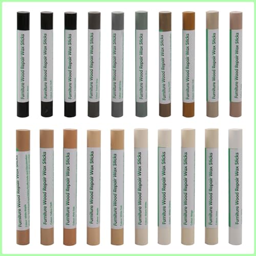 Furniture Markers Touch Up, 20 Colors Wood Filler Sticks- Mixed Series - color: Mixed Series