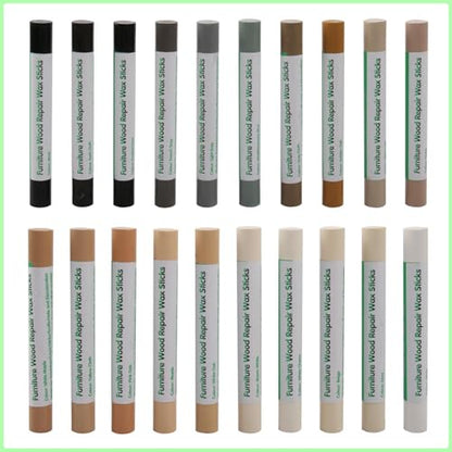 Furniture Markers Touch Up, 20 Colors Wood Filler Sticks- Mixed Series - color: Mixed Series