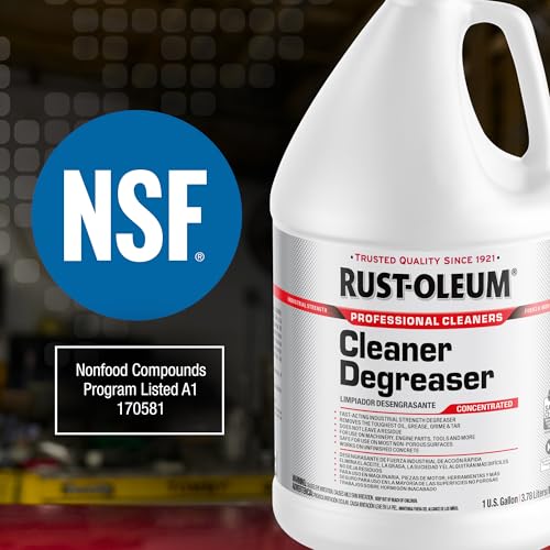 Rust-Oleum Professional Cleaners Cleaner Degreaser | 1 Gallon (128oz) | Professional Strength Concentrate - size: 128 Fl Oz (Pack of 1)