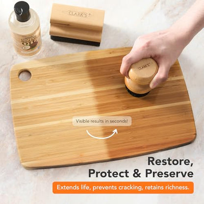 CLARK'S Cutting Board Oil made with Organic Coconut Oil, 12 Oz - Food Grade - style: Coconut Extract