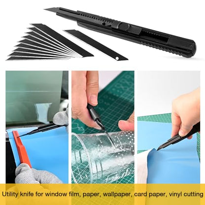 Gomake Vinyl Wrap Tool Kit for Car Wrapping & Window Tinting with Squeegee