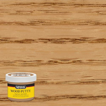 Minwax Wood Putty, Golden Oak, 3.75 oz - color: Golden Oak, size: 3. 75 oz.