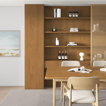 Extra Wide Brown Wood Peel and Stick Contact Paper for Cabinets - color: Brown, size: 48" x 118"
