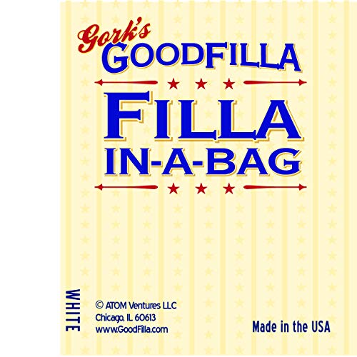 GoodFIlla White, 4 oz, Wood and Grain Filler powder, Stainable, Paintable, Sandable, Versatile | Zero Waste - color: White, size: 4 oz
